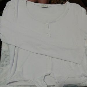 Long sleeve white shirt